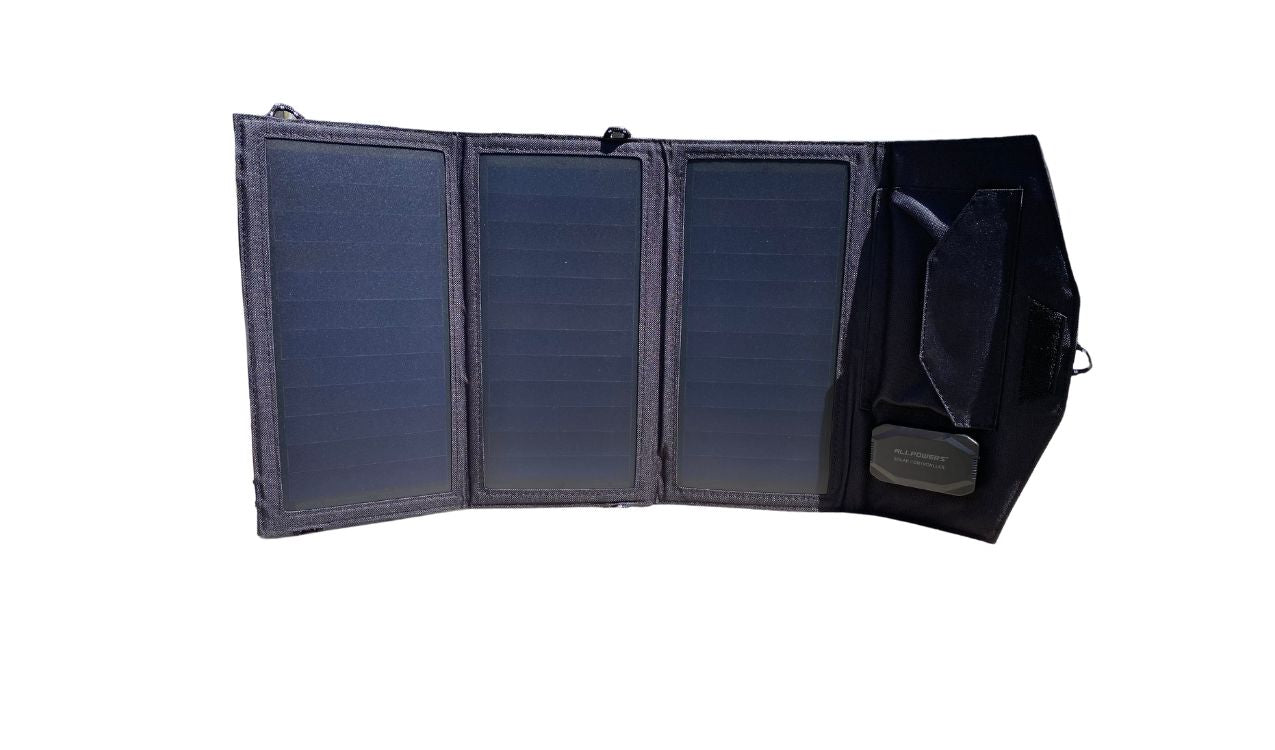 PANEL SOLAR PORTATIL 21W 18VDC