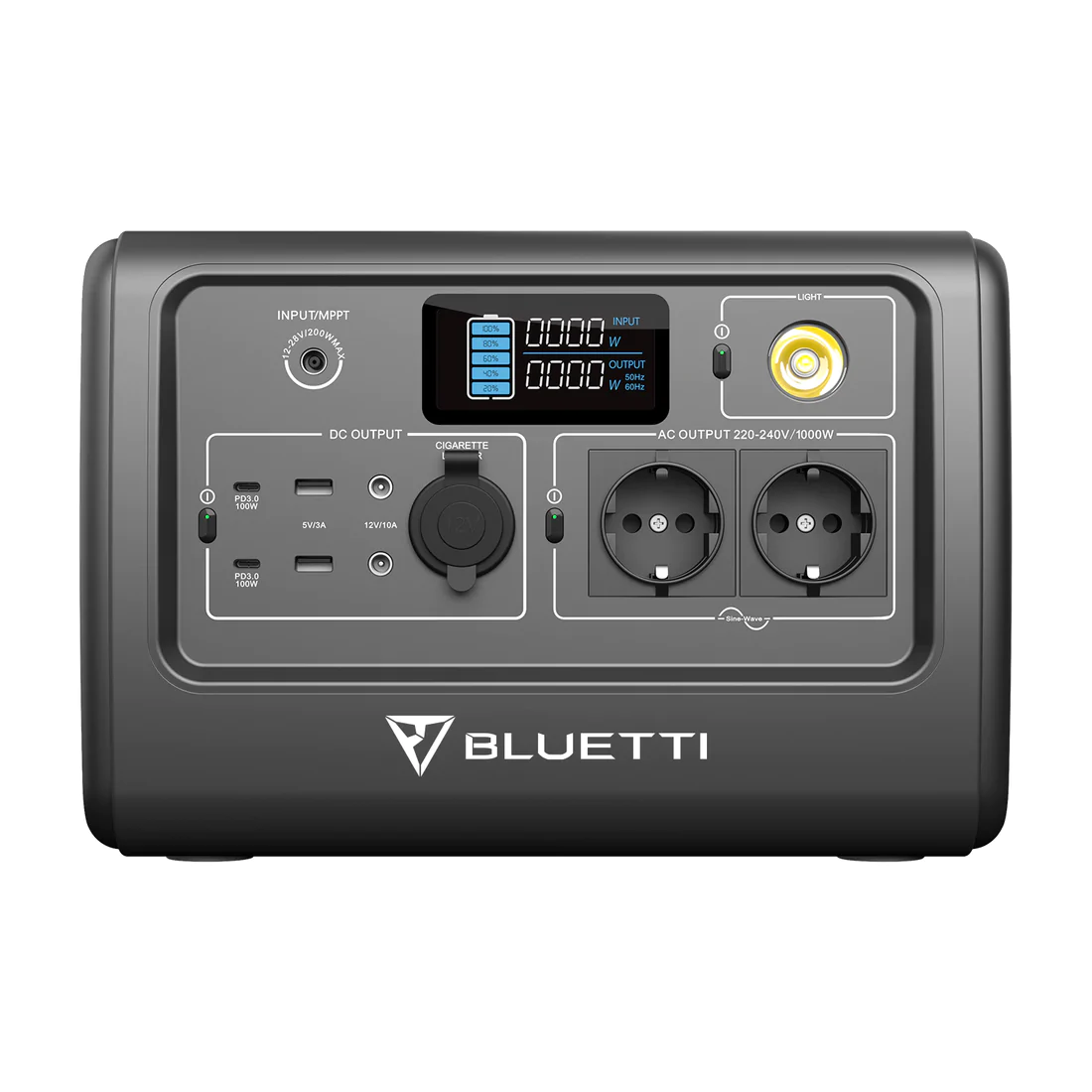 KIT SOLAR BLUETTI EB70 + PV200